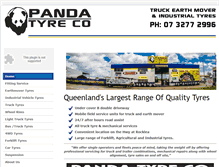 Tablet Screenshot of pandatyres.com.au